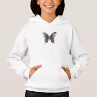 Hoodie Elegante Metal Butterfly