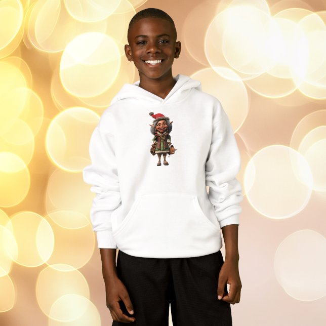 Hoodie Fabuloso do Elf Boy de Natal (Criador carregado)