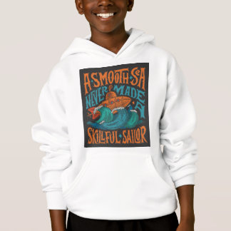 Hoodie Gráfico Negrito - Ondas Hoodie Brancas,