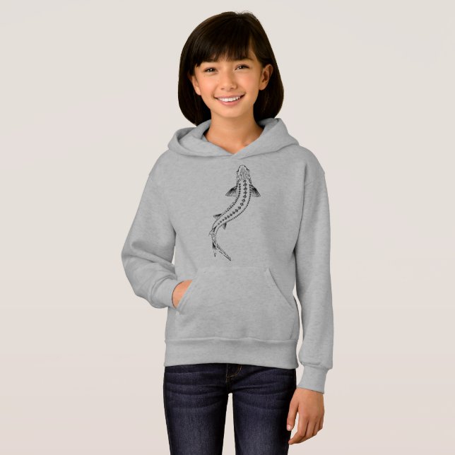 HOODIE-HOODY-STURGEON FISH-STURGEON NADOR (Frente Completa)