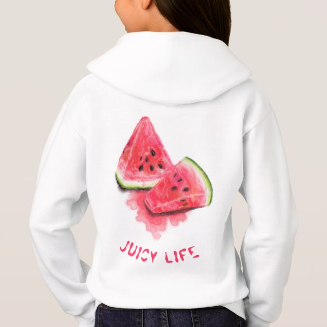 Hoodie Melancia Doce - Texto Personalizado (Verso)