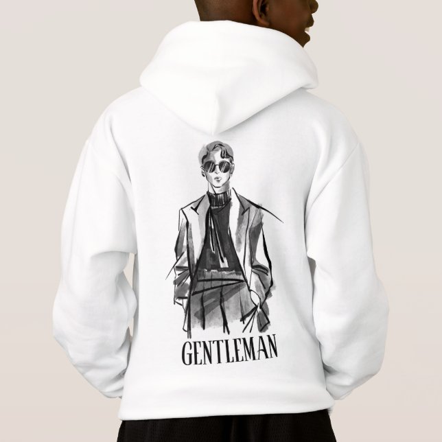 Hoodie Pullover de Crianças (Verso)