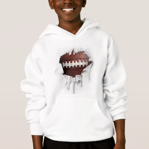 Hoodie rasgado do futebol