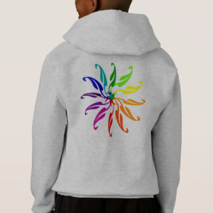 Hoodie - Roda colorida com nome