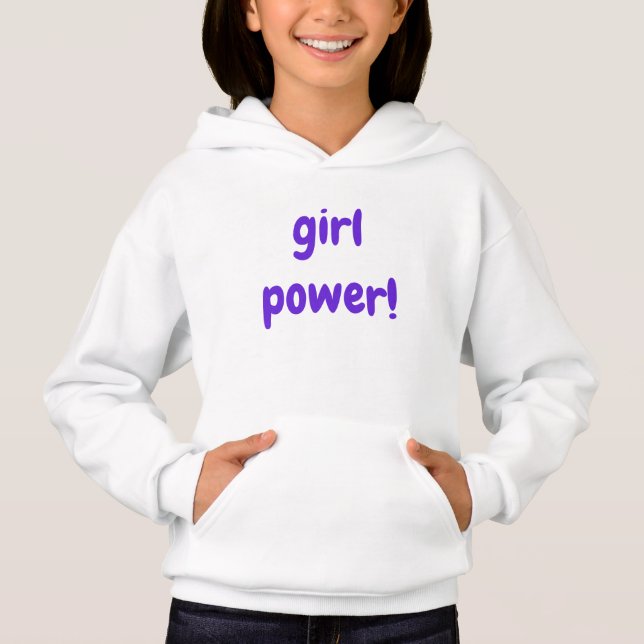 Hoodie Sweatshirt da Menina de Energia (Frente)