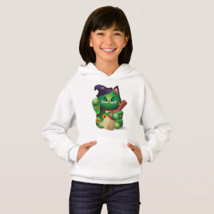 Hoodie Verde Neko Kids #001