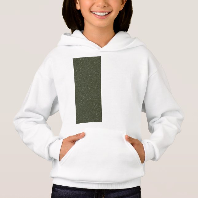 Hoodie Vertical Moss Green Kids Pullover (Personal (Frente)