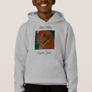 Hoodie Zach da arte do cão da carta patente do
