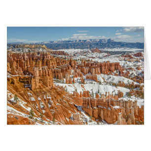 Hoodoos em Sunset Point no Cartão de Saudação Bryc