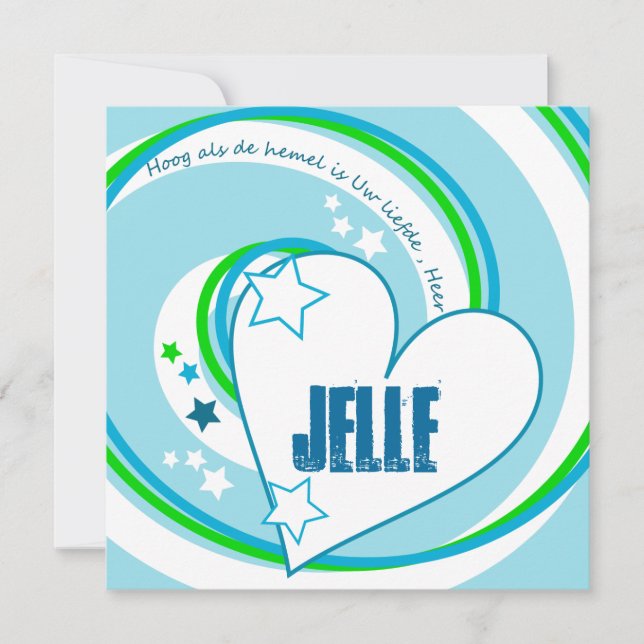 Hoog als de hemel is Uw liefde, Heer (Frente)