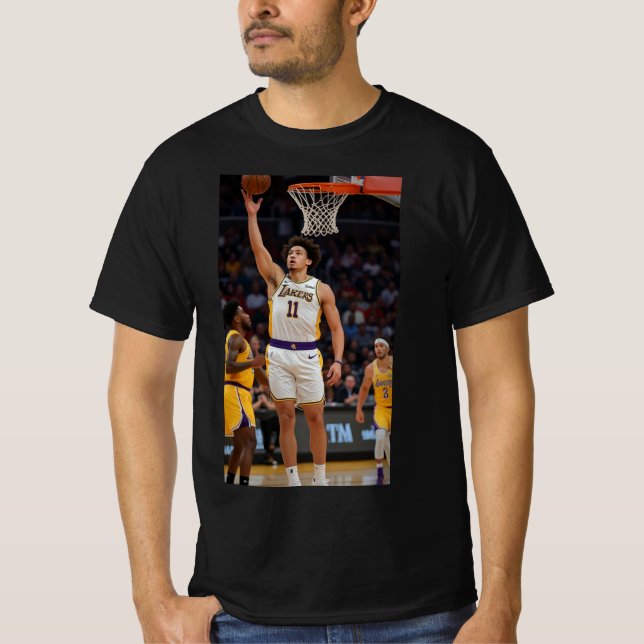 Hoops de tempo: Camiseta Dunk com Pacote de Ação (Frente)