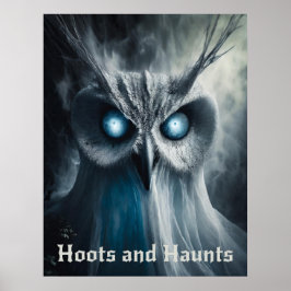 Hoots and Haunts - Impressão Halloween