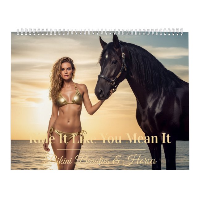 Hooves & Bikini Movidos - Calendário Sexy Horse (Capa)