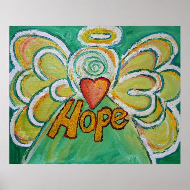 Hope Angel Art Poster (Frente)