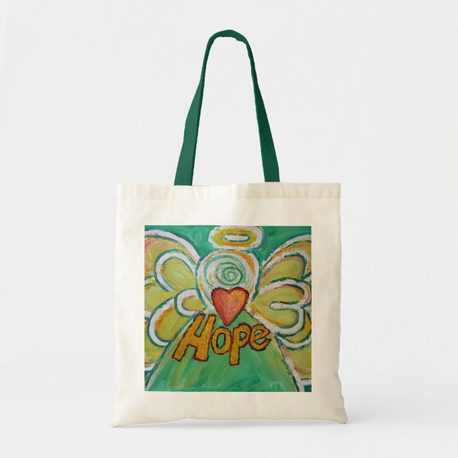 Hope Angel Word Art Bag Bolsas (Frente)