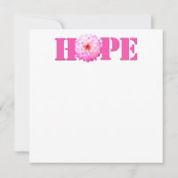 HOPE Dahlia Foto rosa 5x7 Salvar cartão de data