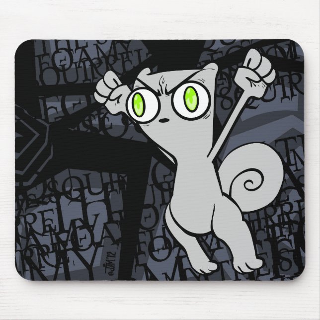 Hoppin Mousepad espumoso irritado (Frente)