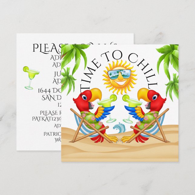 HORA DA FESTA Convite (Frente/Verso)