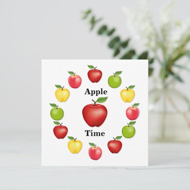 Hora da Maçã, Delicioso, Granny Smith, Variedade R (Em pé/Frente)