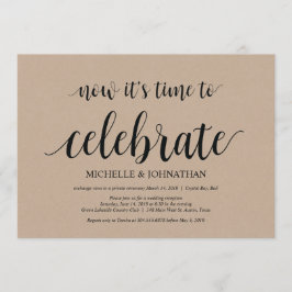 hora de celebrar, convites de fuga para o casament