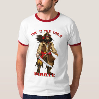 Hora de falar como uma camisa do pirata