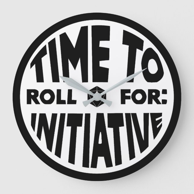 Hora de Rolar para Relógio de Iniciativa (Frente)