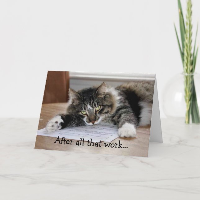 Hora de um Cartão de Graduação Nap (Frente)