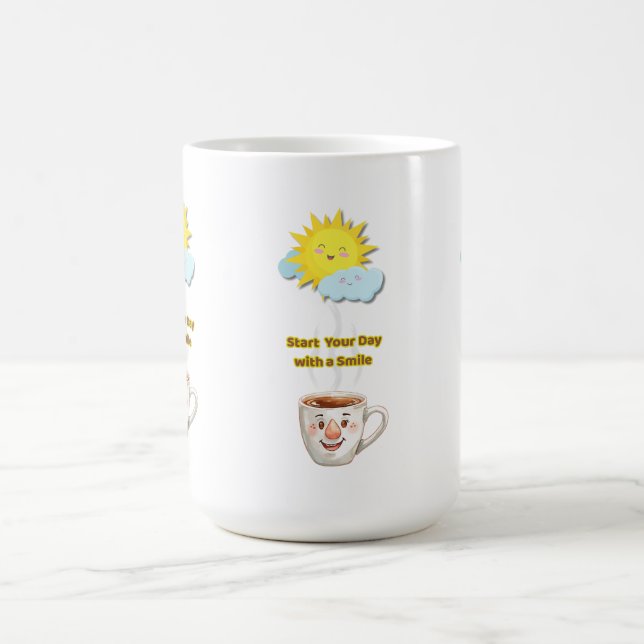 Hora do Café – Xícara Sorridente Fofa (Centro)