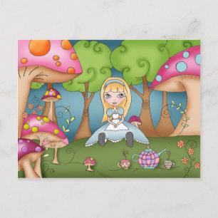 Hora do Chá com Alice - Cartões postais