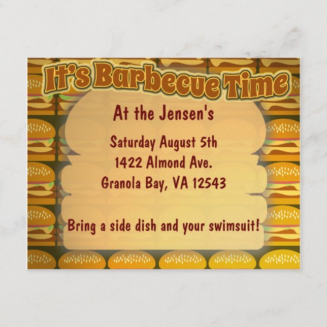 Hora do churrasco! (Frente)