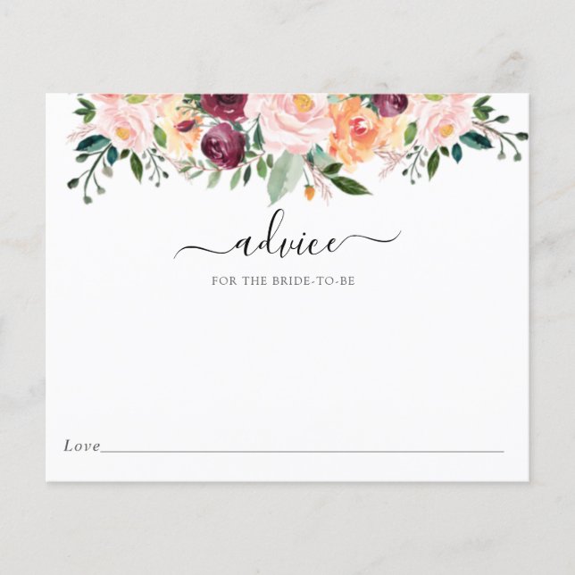 Hora do Conselho de Chá para a Noiva a Ser (Frente)