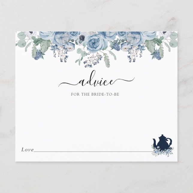 Hora do Conselho de Chá para a Noiva a Ser (Frente)