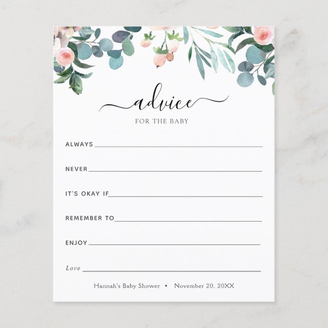 Hora do Conselho de Chá para o Bebê (Frente)