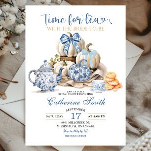 Hora do Convite à Chá de panela Chinoiserie do Tea