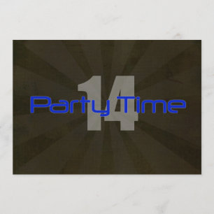 Hora do Festa, Cinza 14, Convite de Aniversário