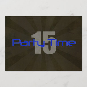 Hora do Festa, Cinza 15, Convite de Aniversário