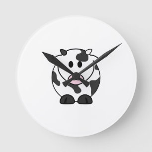 Hora do Moo – Relógio de Parede de Vaca Fofa