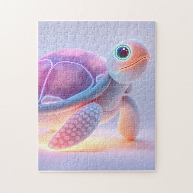 Hora do Quebra-Cabeça – Design Personalizado de Ji (Vertical)