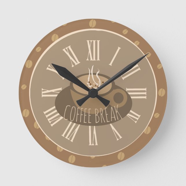 Hora do Relógio de Café e Feijões (Frente)