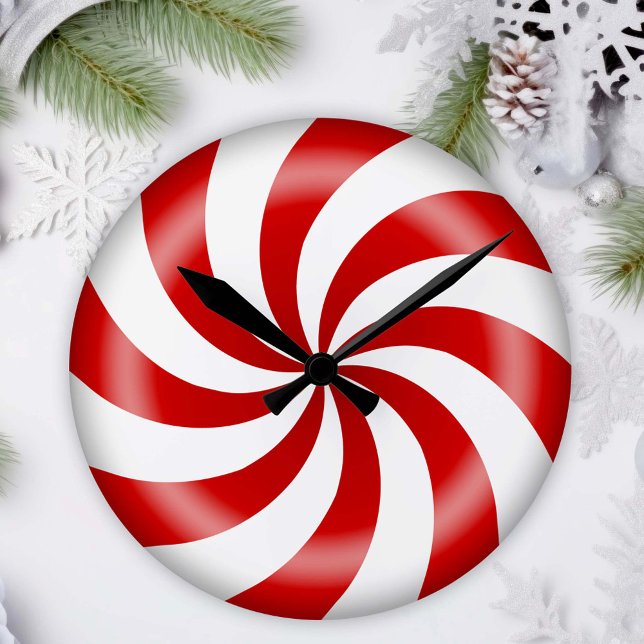 Hora do Relógio de Doces Peppermint (Time for some Peppermint Candy and Holiday Cheer!)