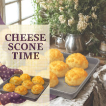 Hora do Scone de Queijo — Toalha de Cozinha