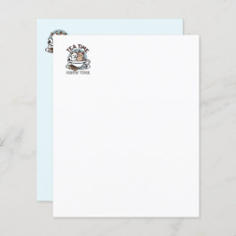 Hora do Tea Meow - Design de Gato e Chá