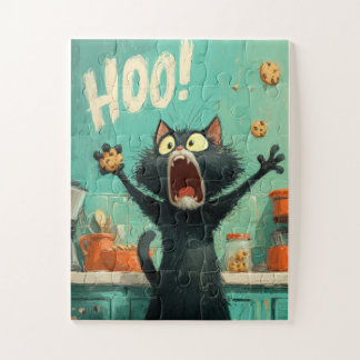 HORA! Gato de Biscoito - Quebra-cabeça de Cozinha 