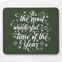 Hora Mais Maravilhosa do Ano | Mousepad