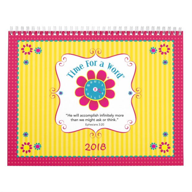 "Hora para calendário espiritual de um Word®" (Capa)