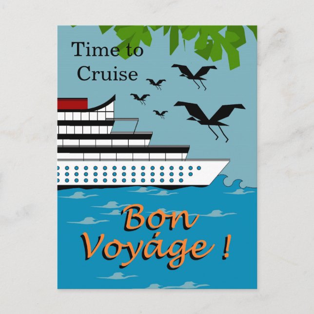 HORA PARA O cartão de posto CRUISE_BON VOYAGE (Frente)