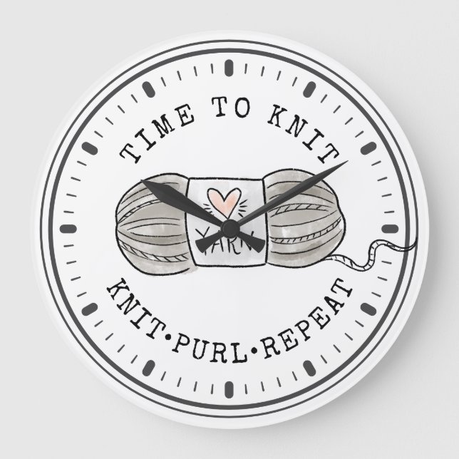 Hora Útil De Contar Um Relógio Grande (Frente)