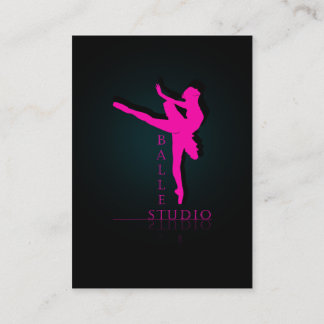 Horário Balé Studio - Cartão de visita grande