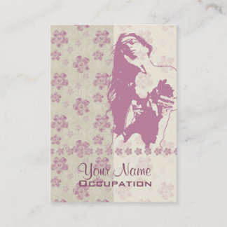 Horário Berry Blossom - Cartão de visita, de perfil, de ag