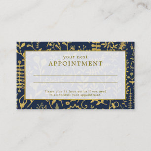 Horário Cartão de Compromisso Dourado Oriental do Boho